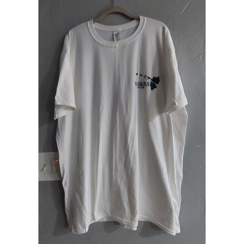 GILDAN VINTAGE,Softstyle,Ring Spun,Mens 2XL,100% Cotton,Hawaii 1959,24 Inch Of A